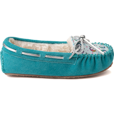 Turquoise Slippers Children's Shoes Minnetonka Kid's Cassie - Turquoise Unicorn