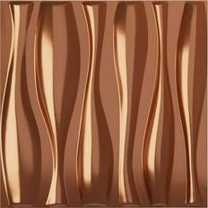 Copper Wall Decor Ekena Millwork Decorative 3D Copper Wall Decor 19.6x19.6"