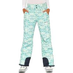 Women's Insulated Snow Pant - Summit Print Island Blue