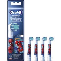 Oral-B Für Kinder Zahnbürstenköpfe Oral-B Pro Kids 3+ Spiderman, 4 Aufsteckbürsten