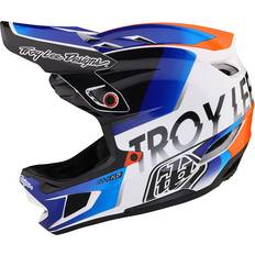 Troy lee d4 Troy Lee Designs integralhelm d4 composite mips blau weis