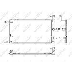 Kjølesystem NRF Radiator 53747