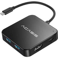 Adapter usb c till hdmi för mac Acasis USB C Hub with 4K HDMI Display
