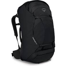 Solid Colours Hiking Backpacks Osprey Farpoint 80 Travel Backpack - Black