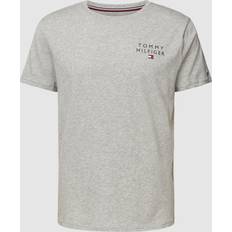 Tommy Hilfiger Logo-Print Cotton-Jersey T-Shirt Grey