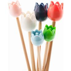 Knitting Needle Stoppers Tulip Point Protectors-White/Large