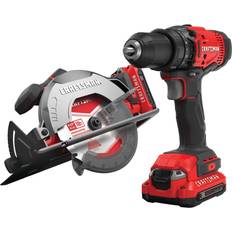 Set Craftsman V20 Cordless Combo Kit, 2 Tool CMCK202C2