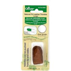 Dés Clover natural fit leather thimble: large