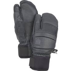 Leather Mittens Hestra Fall Line 3-Finger Gloves - Grey