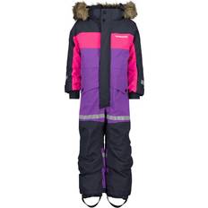 Lila - Mädchen Overalls Didriksons Kid's Bjärven Coverall - Disco Purple (504966-I06)