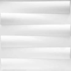 Sheet Materials Luxorware wall panel 12pk tiles 32 sqf ce certified white pvc panel lw3d810a