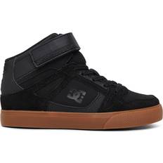 DC Kid's Pure High Elastic Lace High-Top Shoes - Black/Gum