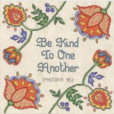 Michel Design Works Design Works Counted Cross Stitch Kit 10"X10"-Be Kind 14 Count