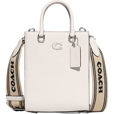 Coach Tote 16 With Signature Canvas - Chalk