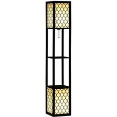 Homcom Modern Black Floor Lamp 156cm