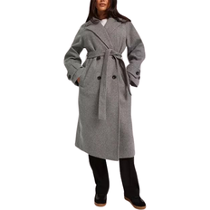 Nelly Warm Trench Coat - Dark Grey