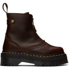 Braun - Damen Schuhe Dr. Martens Jetta - Dark Brown