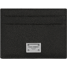 Logo Plaque Card Holder - Black
