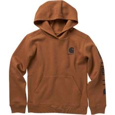 Carhartt Boy's L/S Graphic Hoodie - Brown (CA6272-D15)