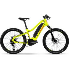 El-terrengsykler Haibike AllTrack 2023 Gloss/Lime/Crystal Red Barnesykkel