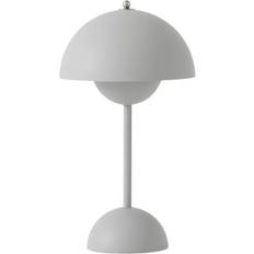 Dimmbar - Schreibtischlampen &Tradition Flowerpot VP9 Matte Light Grey Tischlampe 29.5cm