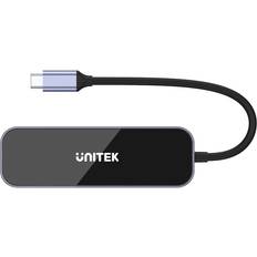 uHUB H6 Gloss 6-in-1 USB-C Ethernet Hub With HDMI and 100W Power Delivery