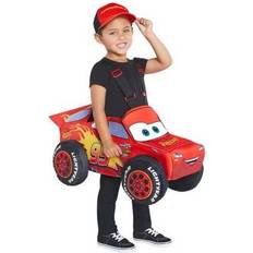 Red Costumes Spirit Halloween Toddler Lightning McQueen Ride-Along Costume