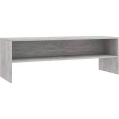 vidaXL Chipboard Concrete Gray TV-bord 120x40cm