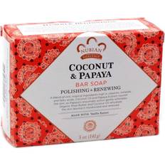 Vanilla Bar Soaps Nubian Heritage Polishing & Renewing Bar Soap Coconut & Papaya 5oz