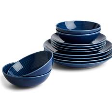 Oven Safe - Stoneware Dinner Sets Royal Doulton Gordon Ramsay Maze Denim Dinner Set 12pcs