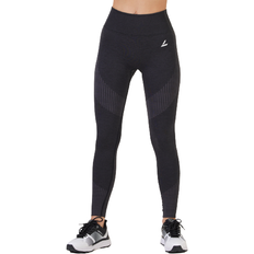 Dame - Fitness Strømpebukser & Stay-ups Levity Phase Seamless Tights - Black Melange