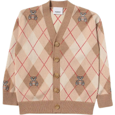 Wool Cardigans Children's Clothing Burberry Kids Merino Wool Knitted Cardigan - Beige (8069504)