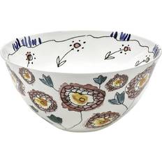 Serax Marni Midnight Flowers L Serving Bowl 9.8"