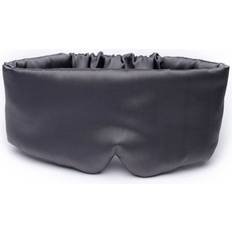 Kitsch Satin Charcoal Satin Eye Mask-Grey