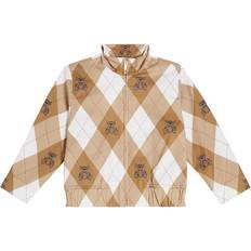 Burberry Jackor Barnkläder Burberry Boy's Cotton Argyle Jacket - Beige