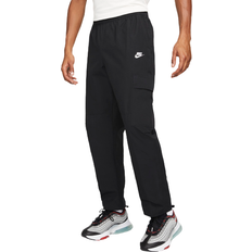 Nike Club Woven Cargo Trousers Men's - Black/White