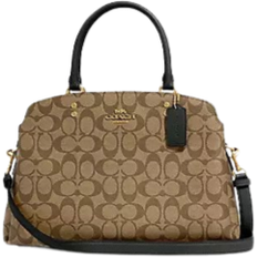 Coach Lillie Carryall In Signature Canvas - Gold/Khaki/Amazon Green