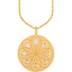 Caï Moon Luna Pendant - Gold/Silver