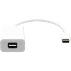 Mini displayport to usb c ProXtend USB C - Mini DisplayPort M -F 0.2m