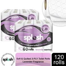 Toilet & Household Papers Cusheen Lavender 3 Ply Soft Toilet Tissue Paper 120 Rolls