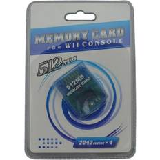 Minneskort gamecube Memory Card for Nintendo Gamecube Wii 512 mb