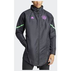 Bundesliga Giacche & Maglioni Adidas Giacca Designed for Gameday Premium FC Bayern München Black Shock Purple