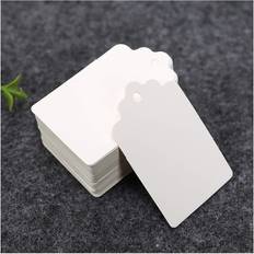 100x Paper Labels White