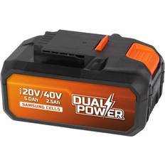 PowerPlus Batterier Batterier & Laddbart PowerPlus Dual Power 40V 2.5Ah