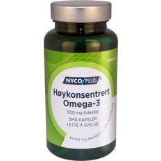 Nycoplus Høykonsentrert Omega-3 500mg 120 st