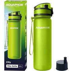 City green filtering bottle