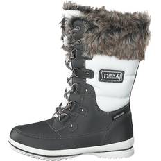 Hvite Vintersko Donna Girl Tall Boot 02037-07 - White/Grey