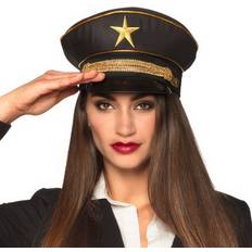 Gyldne Hatte Kostumer Boland Generalhat Sort