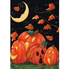 Black Pavilions Toland Home Garden Scary Night Fall Halloween Flag Double