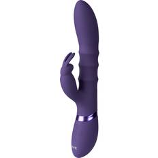 VIVE Vibratoren VIVE Sora G-Punkt Rabbit-Vibrator mit Stoßenden Ringen Lila